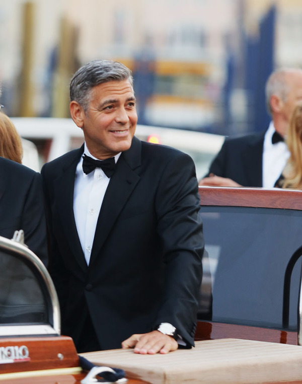 George Clooney And Amal Alamuddin To Get Married In Venice - Celebrity Sightings