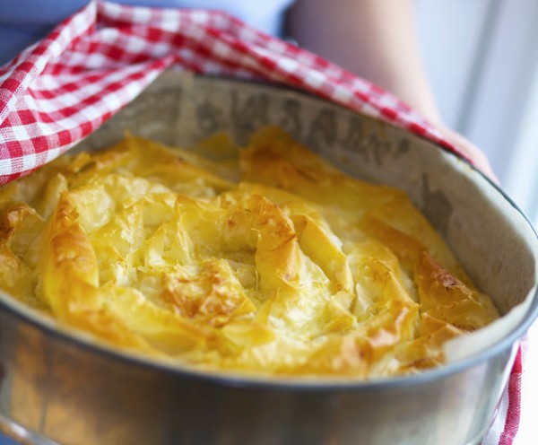 Banitsa (Filo pastry with sheep's cheese filling, Bulgaria)