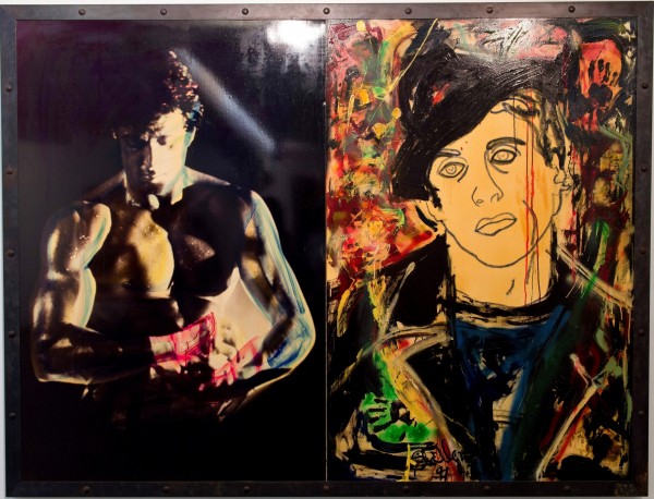 Sylvester Stallone painting