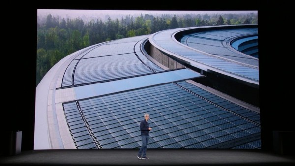 Steve JobsTheater is powered 100% by solar energy